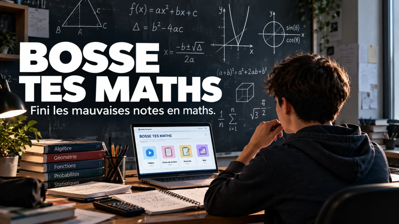 Bosse tes maths, Soutien scolaire en maths