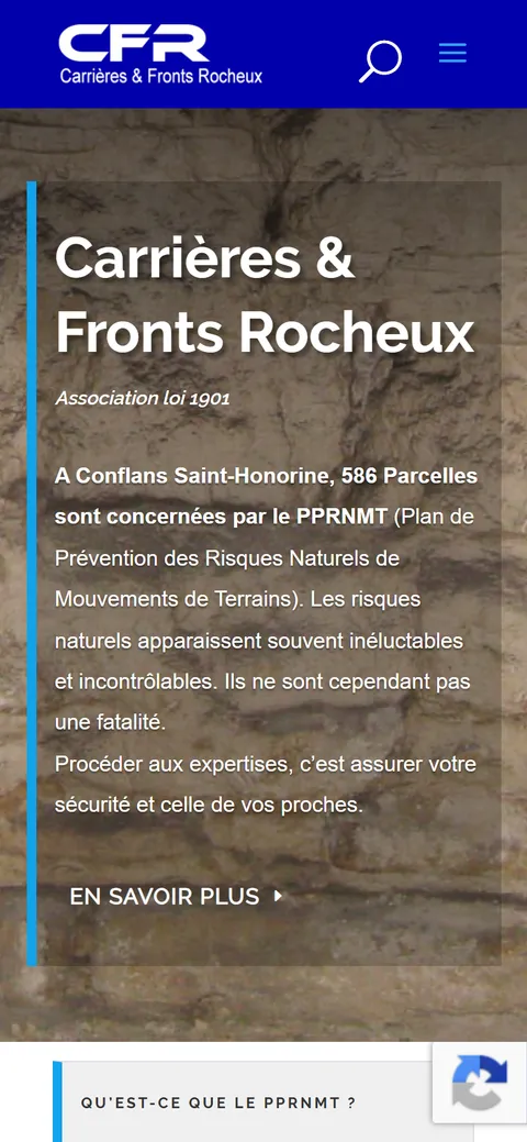 C.F.R. Conflans, le site sur mobile