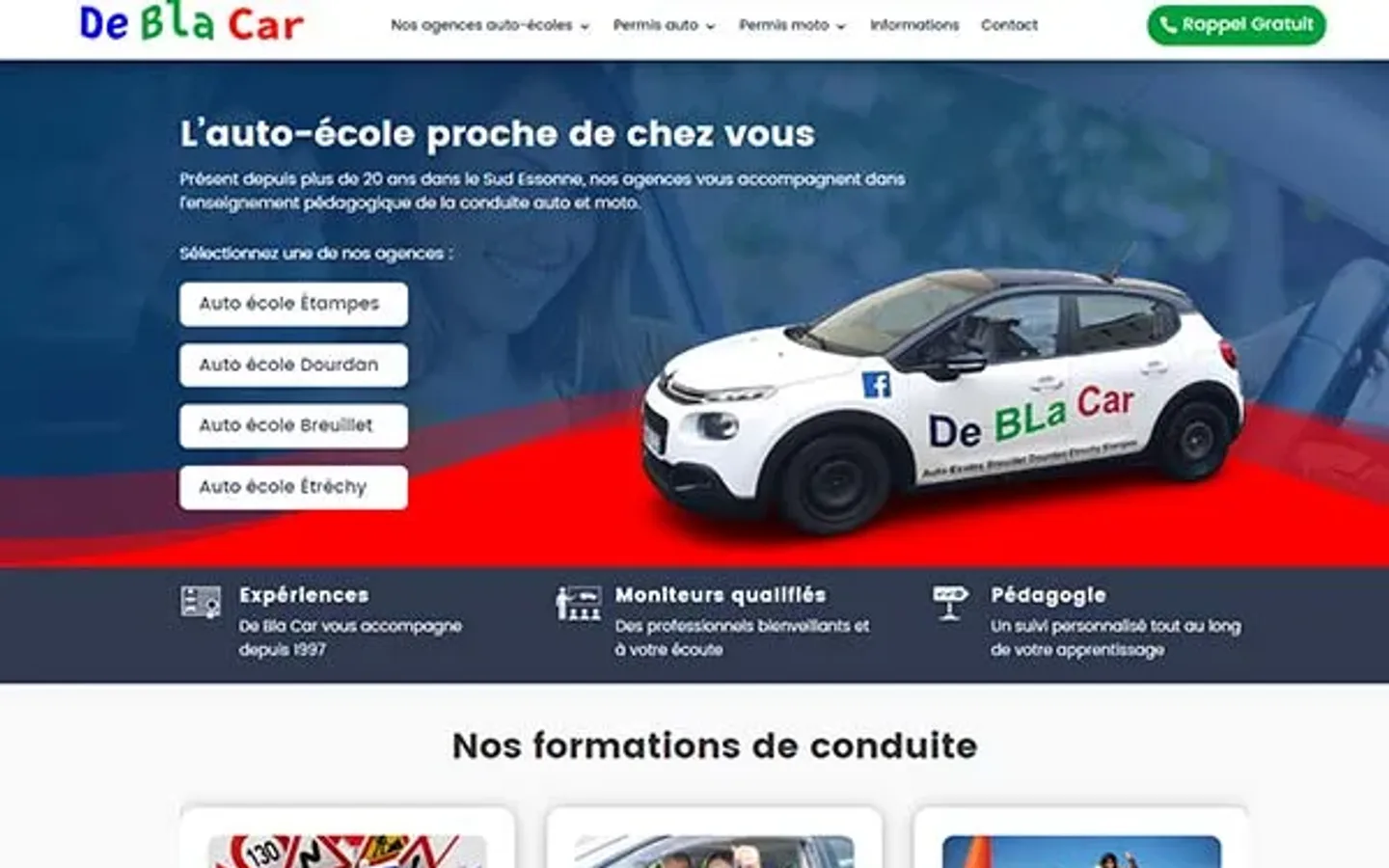 DeBlaCar, le site sur ordinateur